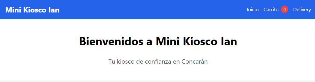 Mini Kiosco Ian